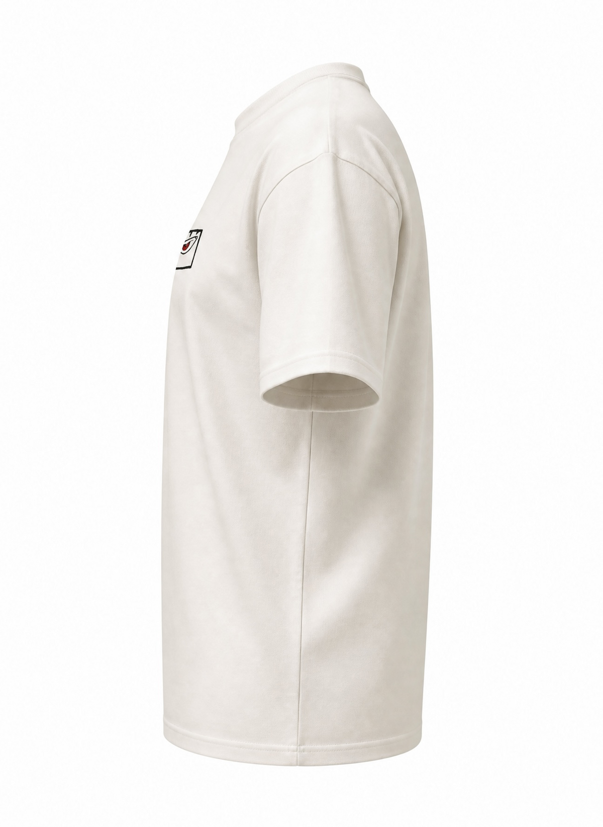 Kagurabachi Inspired "Chihiro Eyes" High-Density Embroidered Boxy Tee – White